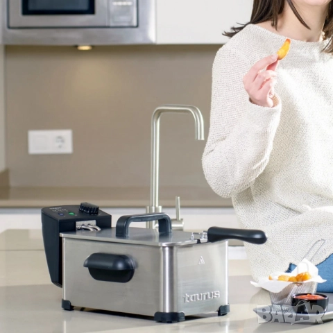 Фритюрник Taurus FRY3 – 2000 W мощност, 3 L капацитет, снимка 4 - Други - 51921436