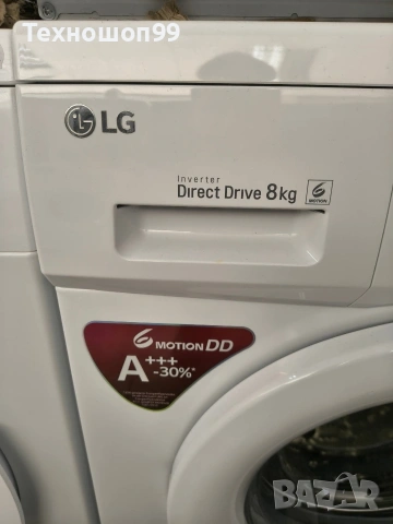 Пералня LG Inverter Direct Drive, снимка 4 - Перални - 53382404