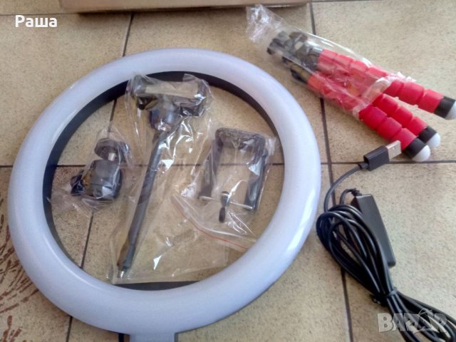 Селфи ринг 26 см, снимка 2 - Селфи стикове, аксесоари - 39093202