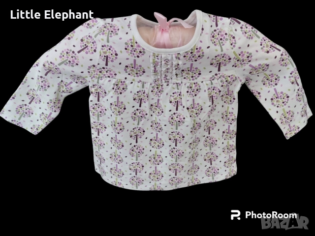 Блузка с дълъг ръкав за момиченце на 18-24 мес"The tree of love",Англия/нова