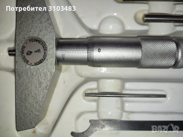 Дълбокомери ГДР 0-100 mm., снимка 4 - Стругове - 47756765