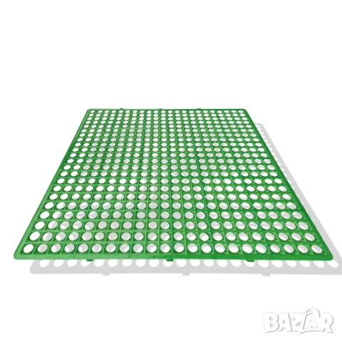 Пластмасови скари за зайци - комплект 10бр (59х59см) / Дъно за клетка, снимка 5 - За гризачи - 50789370