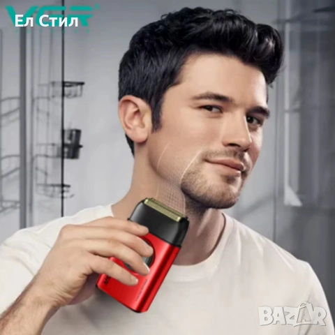 Професионален комплект 2в1 VGR – Машинка за подстригване + електрическа самобръсначка с Led дисплей, снимка 3 - Машинки за подстригване - 53583248