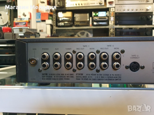 Усилвател LUXMAN L-113A В отлично техническо и визуално състоя техническо и визуално слно състояние., снимка 9 - Ресийвъри, усилватели, смесителни пултове - 33990906