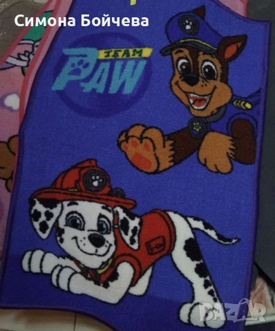 Детско килимче, Paw Patrol 50 x 75 cm, снимка 4 - Други - 52807580
