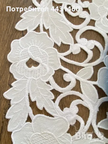 Комплект подложки за сервиране с красива дантела, снимка 3 - Покривки за маси - 50399917