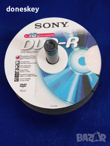 26 бр. SONY DVD-R - 16x, 4.7 GB, 120 min , снимка 3 - Други - 36345275