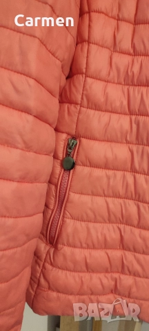 Дамско шушляково яке - цвят сьомга, снимка 9 - Якета - 52429091