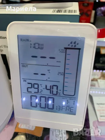 Метеорологична станция с външен безжичен модул за измерване на валежите, снимка 8 - Други стоки за дома - 47299734
