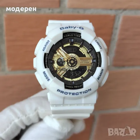 Продавам baby g shock Бял със златно и др.