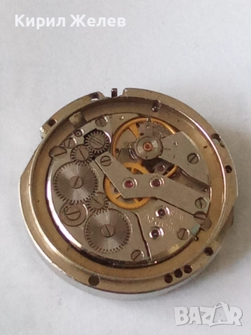 Механизъм с циферблат от стар ръчен часовник 42609, снимка 4 - Мъжки - 52252562