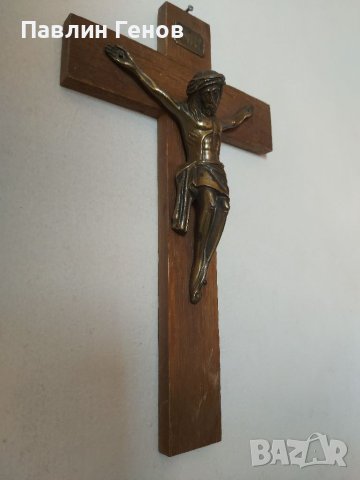 Стар кръст , Исус Христос 25х15см, снимка 10 - Други ценни предмети - 41394468