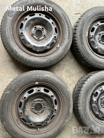 Джанти с гуми 5x100 VAG, снимка 2 - Гуми и джанти - 44731907