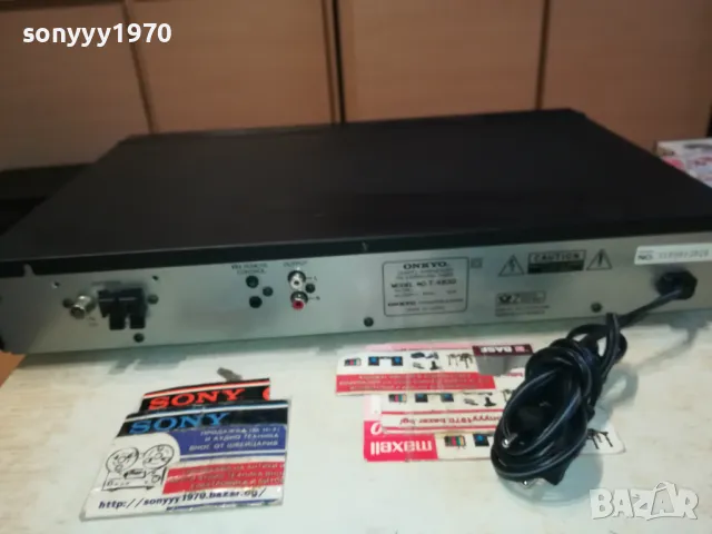 ONKYO T-4830 TUNER MADE IN JAPAN-ВНОС SWISS 1602251708, снимка 16 - Ресийвъри, усилватели, смесителни пултове - 49153897