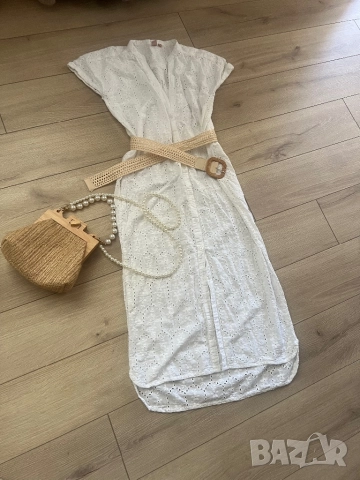 Бяла рокля, снимка 5 - Рокли - 51640134