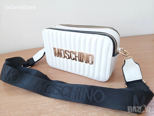 Бяла чанта Moschino/SG68ze, снимка 2 - Чанти - 53773509