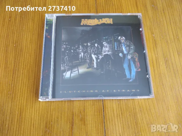 MARILLION - CLUTCHING AT STRAWS 15лв оригинален диск