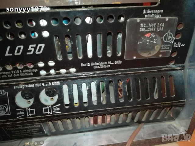 LOEWE-TUBE/STEREO-MADE IN GERMANY 3108251149LCHERY, снимка 15 - Ресийвъри, усилватели, смесителни пултове - 51549905