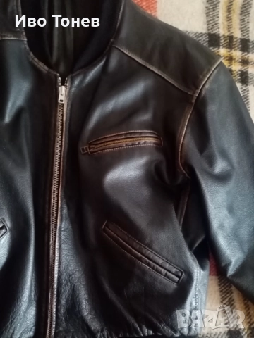 Кожен бомбър  телешки бокс