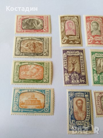 1919 Пощенски марки - Етиопия , снимка 2 - Филателия - 44491390