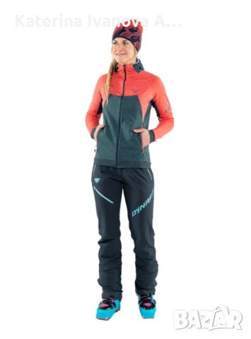 Dynafit – Дамски термо полар с качулка L отговаря по-скоро на M, снимка 2 - Зимни спортове - 53093080
