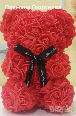 Мече от рози, снимка 2 - Романтични подаръци - 51349321