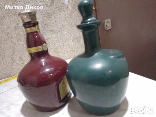 Royal Salute 21г. и Tulamore Dew празни бутилки винтидж по 700 млл с капачка, снимка 4 - Колекции - 56181131