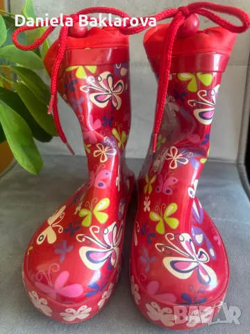 Гумени ботуши за момиче с подплата, 31 номер, снимка 2 - Детски боти и ботуши - 47564901