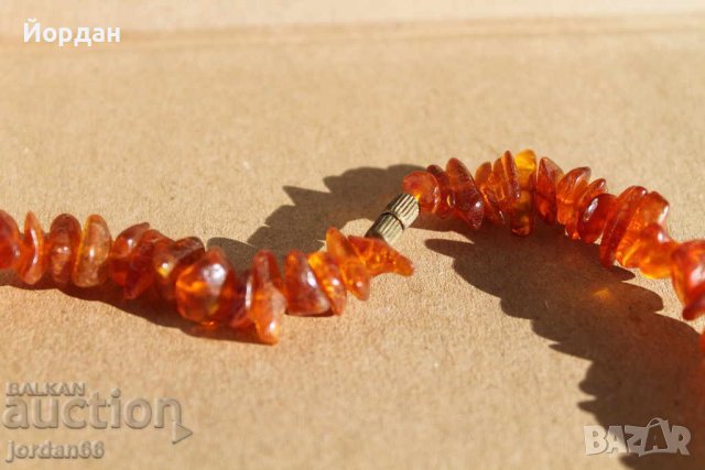 Кехлибарена огърлица, снимка 4 - Други ценни предмети - 38647274