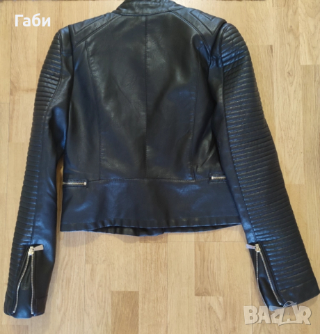 Кожено яке, снимка 2 - Якета - 51605226