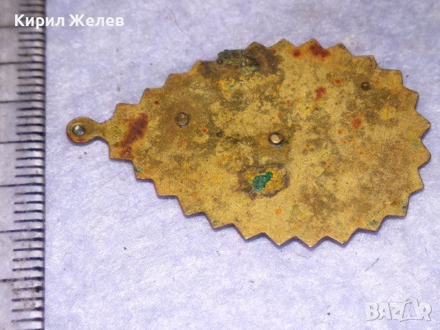 СТАРИНЕН БРОНЗИРАН СЕДЕФЕН ВИКТОРИАНСКИ РЯДЪК КРАСИВ МАЙСТОРСКИ МЕДАЛЬОН с ПЛАТНОХОД КОРАБ 37060, снимка 7 - Антикварни и старинни предмети - 41649164