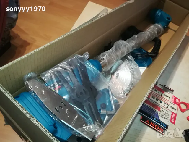 ТРИМЕР ЗА КОСЕНЕ НА ТРЕВА С 2БР БАТ 1104250425, снимка 3 - Градинска техника - 49853383