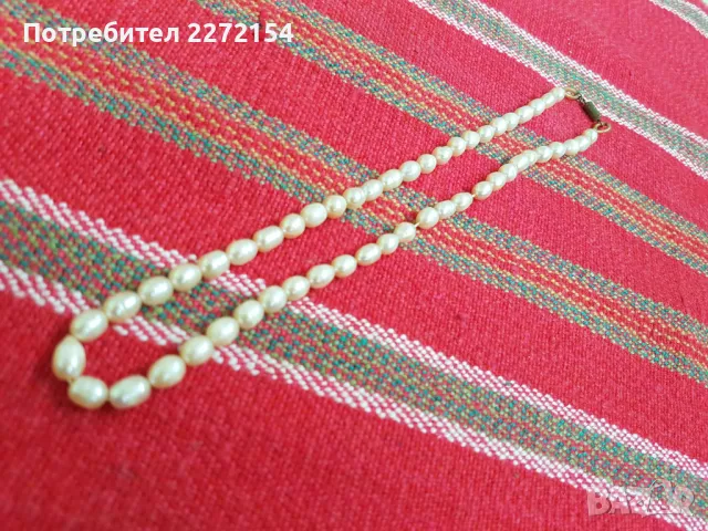 Колие от перли, снимка 2 - Колиета, медальони, синджири - 48665954