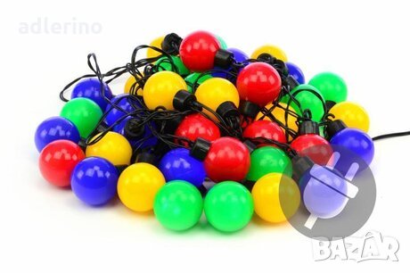 20 ЛЕД диода, парти лампички, парти осветление, домашна декорация - 5 цвята, с трафо 