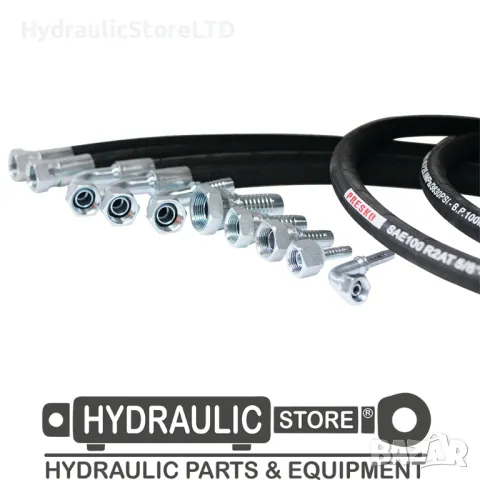 Хидравличен маркуч за високо налягане PRESKO HP 3/4” - 1000MM 00°- 90°, снимка 1