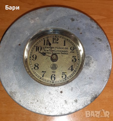 Затворнически часовник Newman Co. New York Chicago, снимка 2 - Антикварни и старинни предмети - 42268500