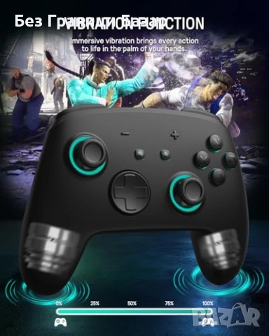 Нов Геймърски контролер Switch 2/OLED/Lite с Hall сензори и Turbo игри, снимка 7 - Аксесоари - 51619645