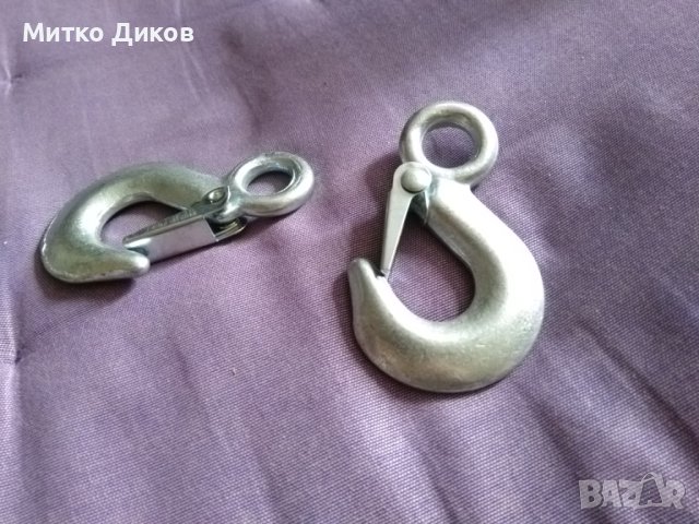Кука за кран шегел с ухо 2 тона алпинизъм