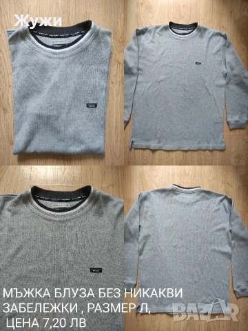 Мъжки блузи, размер Л, различни модели , снимка 11 - Блузи - 49854746