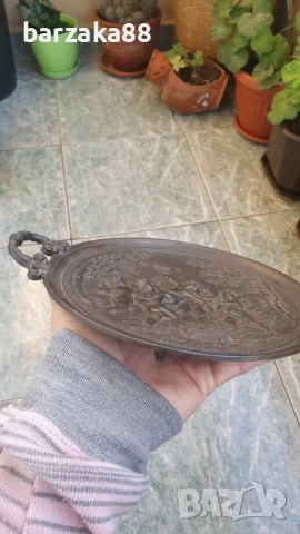 Чугунена чиния ПАНО, снимка 2 - Антикварни и старинни предмети - 52372852