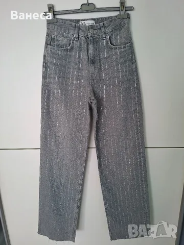 Блестящи дънки Zara 34/36 чисто нови ПРОМО ЦЕНА!