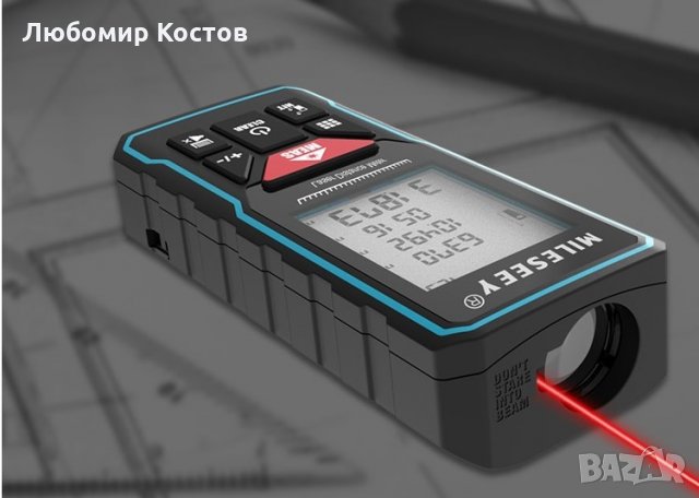 Лазерен измервател /ролетка/ на дължини и височини до 40м., снимка 2 - Други - 34413740