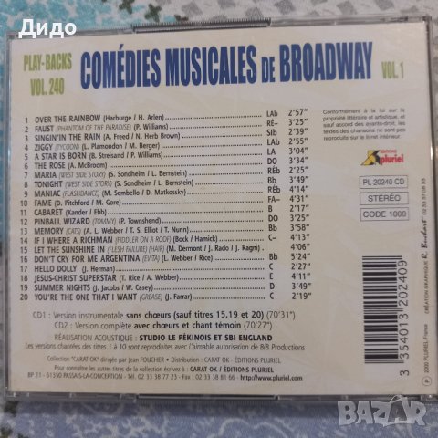 Playbacks Broadway, CD аудио диск, снимка 2 - CD дискове - 41887520