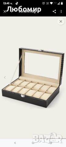 Кутия за часовници от изкуствена кожа - 12 часовника , снимка 5 - Мъжки - 51551042