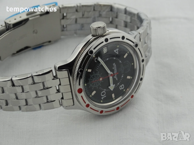 ВОСТОК АМФИБИЯ АВТОМАТИЧЕН- "STEVE ZISSOU" ref: 420526, снимка 6 - Мъжки - 52942673