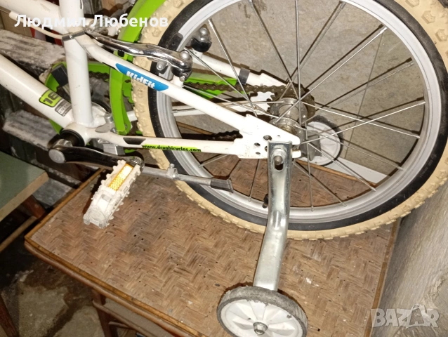 Детски велосипед Drag Rush 18цола  комплект с помощни колела , снимка 8 - Велосипеди - 53785437