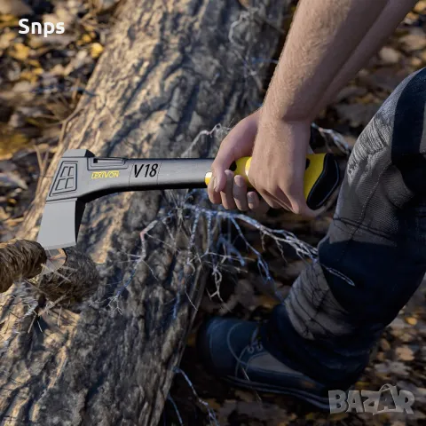 Универсална брадва на открито за цепене на средни дървени трупи, малки дървета, снимка 6 - Градински инструменти - 47553822