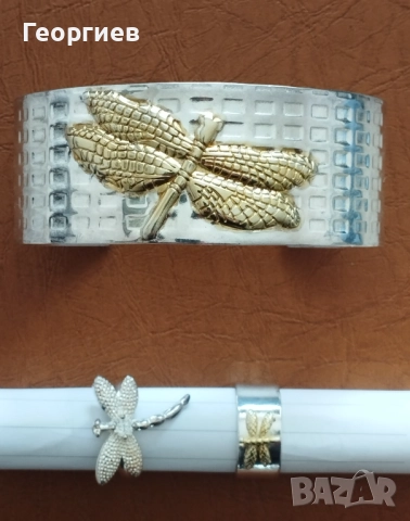 Модна посребрена бижутерия,гривни,колие,висулка., снимка 17 - Гривни - 31016035