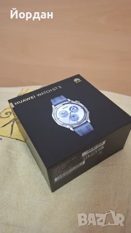 Смарт часовник Huawei GT5 46mm+Гаранция+Подарък