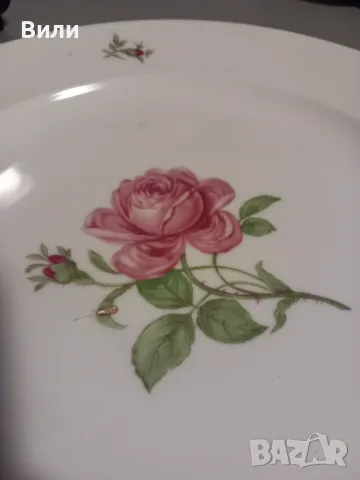 Красив порцеланов поднос от кралската порцеланова фабрика  Fürstenberg, снимка 2 - Чинии - 48635201